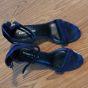 Kenneth Cole Blue Suede Lex Sandals